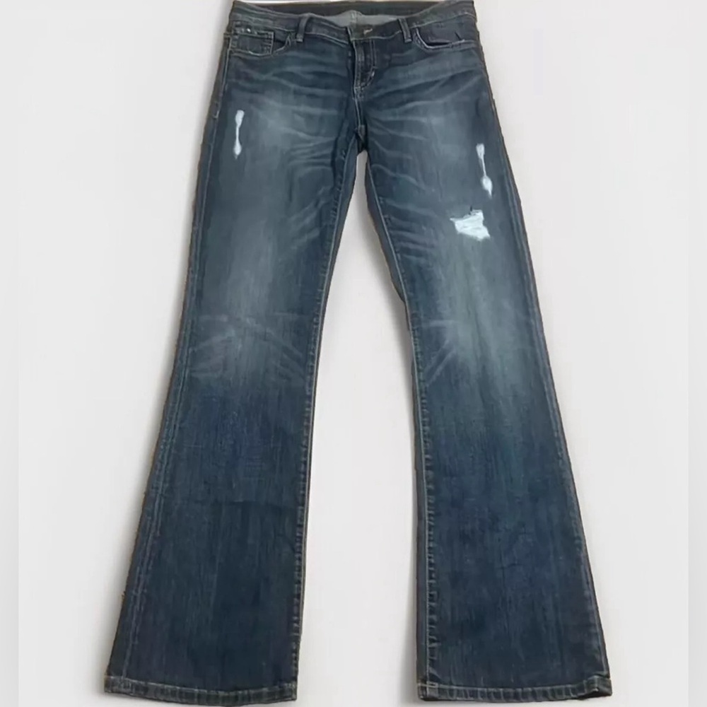 Guess distressed bootcut jeans